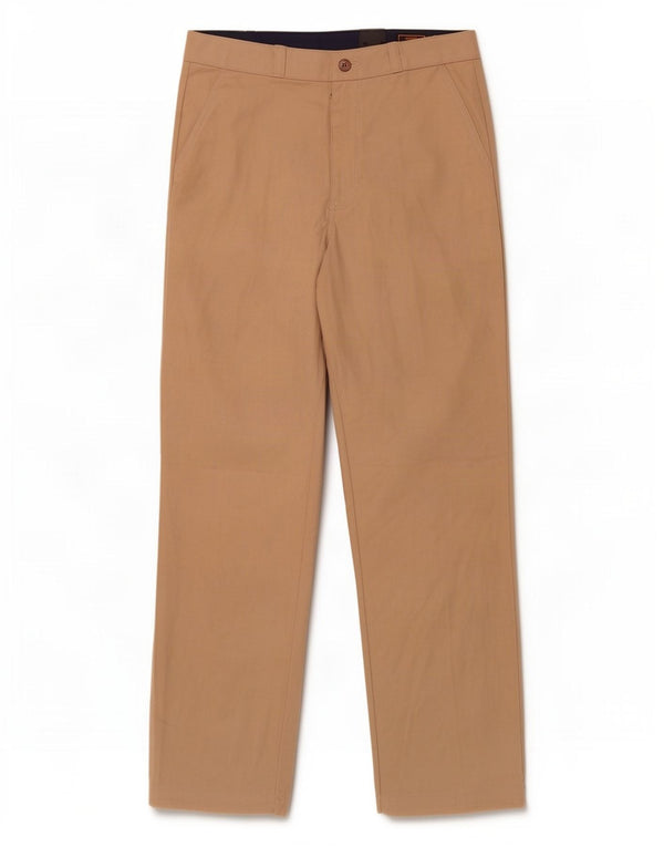 Calça Chino Reta Masculina Superdry W34 L32 Algodão Bege