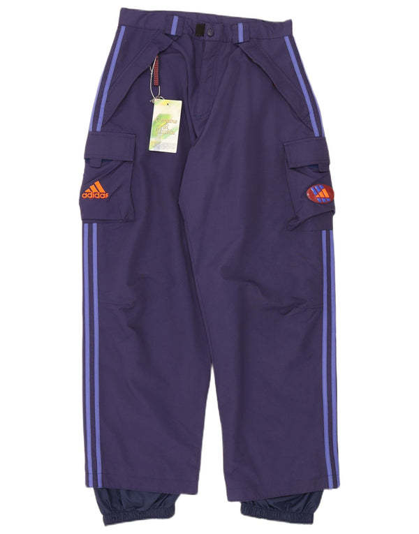 Calça Adidas Masculina Graphic Cargo Ski UK 34/36 Pequena Azul Marinho Poliamida