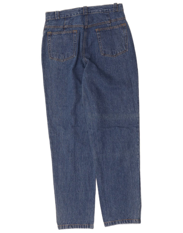 Calça Jeans Feminina Raspberry Cintura Alta Cônica UK 14 Médio W30 L30 Algodão Azul