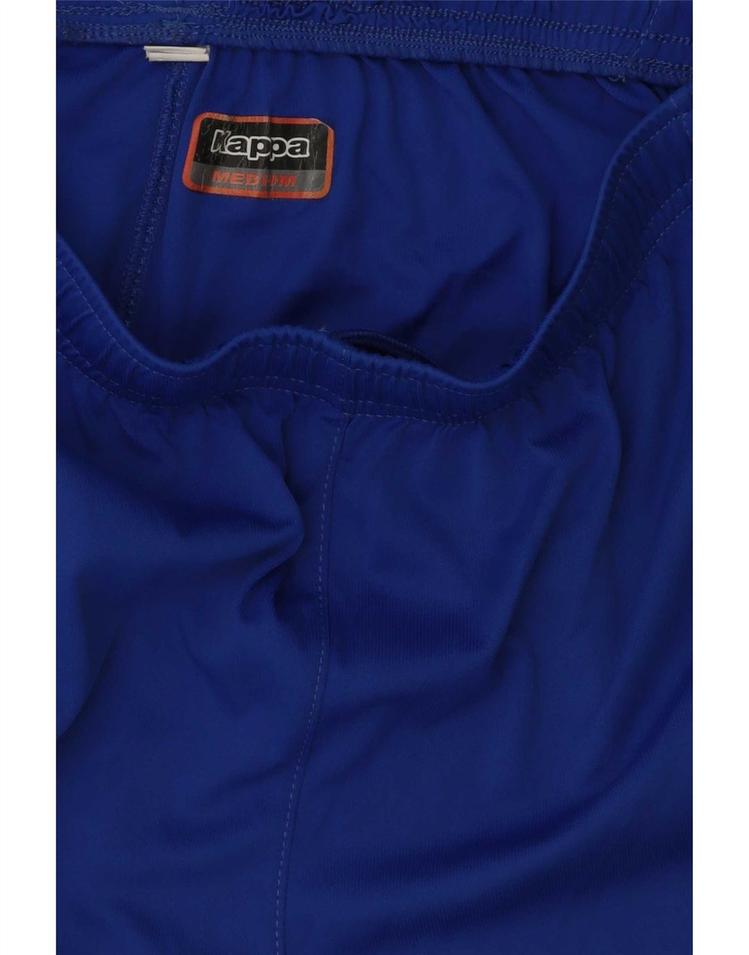 Shorts esportivos gráficos masculinos Kappa poliéster azul médio