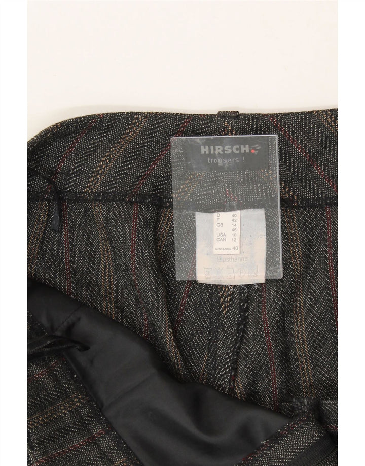 HIRSCH Womens Suit Trousers UK 14 Large W34 L30 Multicoloured Striped Vintage Hirsch and Second-Hand Hirsch from Messina Hembry 