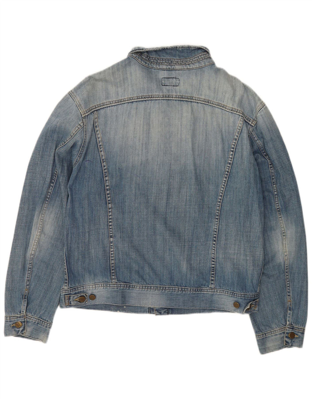 Jaqueta jeans masculina Lee UK 44 2XL algodão azul