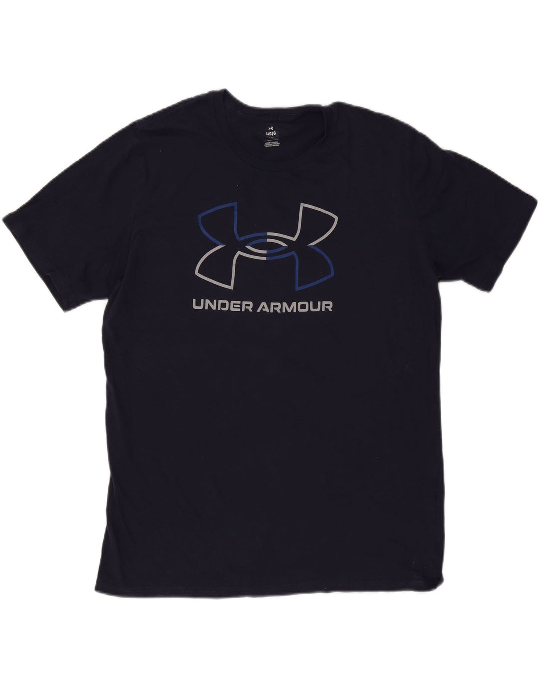 Camiseta gráfica masculina Under Armour grande azul marinho