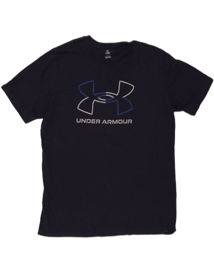 Camiseta gráfica masculina Under Armour grande azul marinho