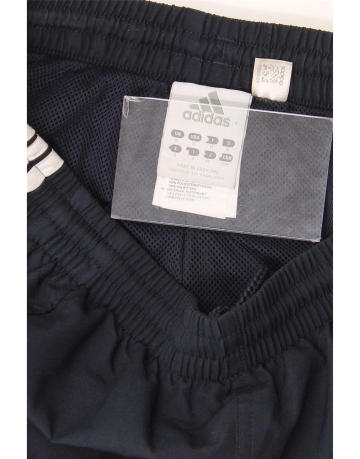Adidas Mens Treino Calças Joggers Pequeno Poliéster Azul Marinho