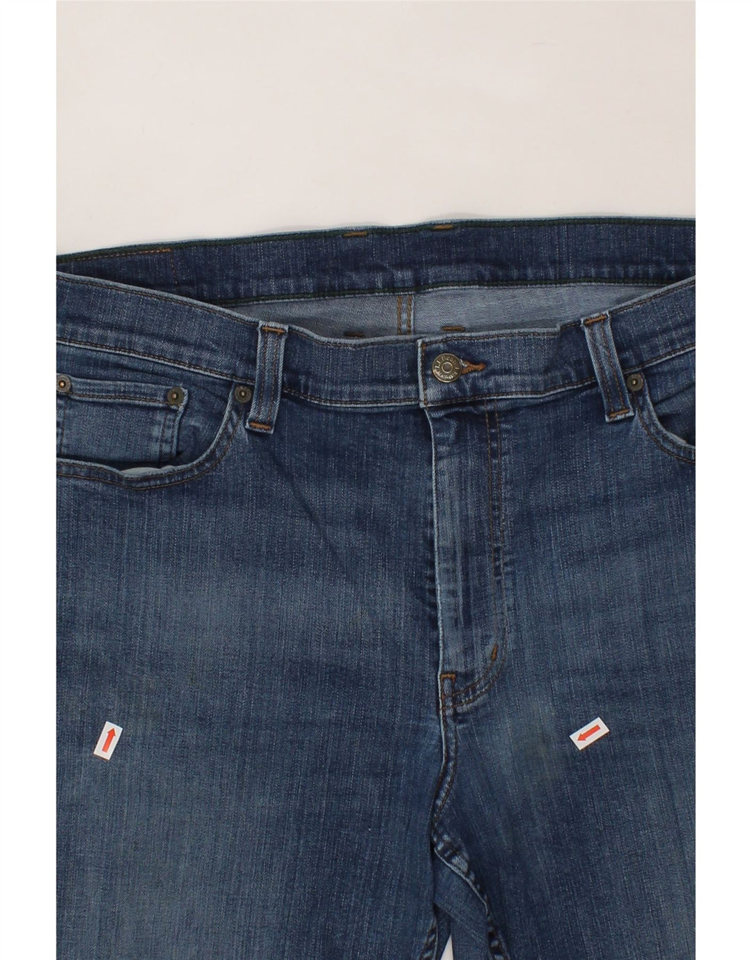 L.L.BEAN Mens Slim Jeans W38 L32 Blue Cotton Vintage L.L.Bean and Second-Hand L.L.Bean from Messina Hembry 