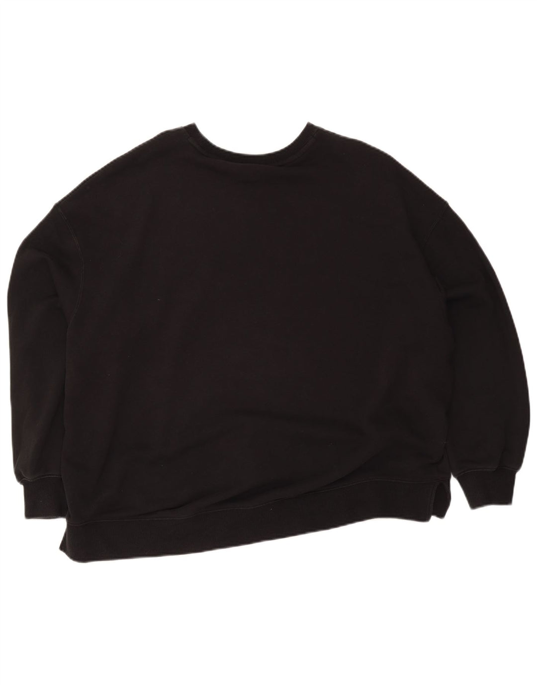 Puma moletom feminino gráfico oversized jumper UK 16 grande preto floral