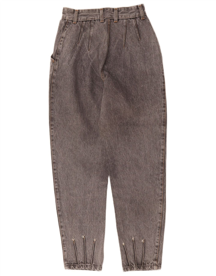 Cappopera Jeans Cônico Feminino W24 L27 Algodão Cinza