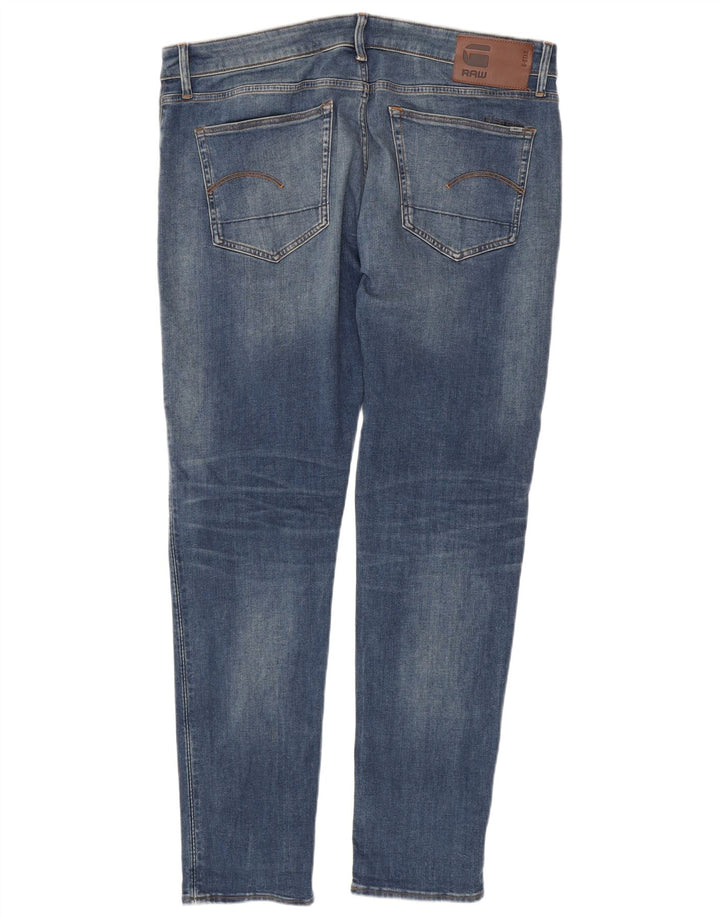 G-STAR Masculino 3301 Jeans Slim W38 L34 Azul Algodão