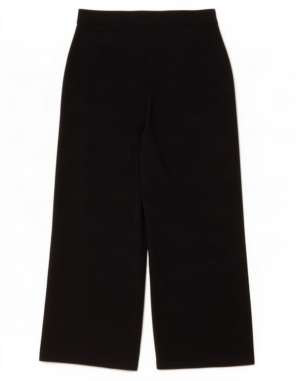 Calça feminina Marks & Spencer folgada casual Reino Unido 16 grande W34 L28 preta
