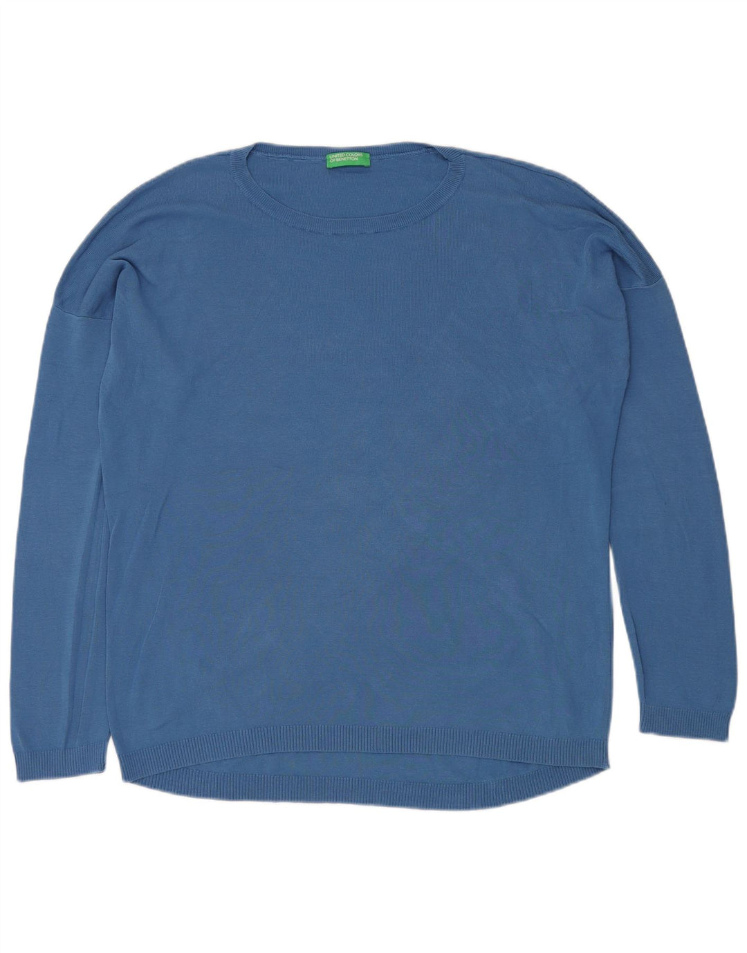 Suéter masculino BENETTON com gola redonda XL azul