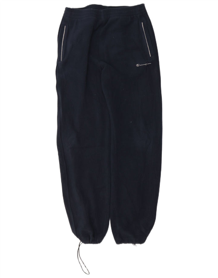 Calça de treino masculina CHAMPION de lã pequena poliéster azul marinho