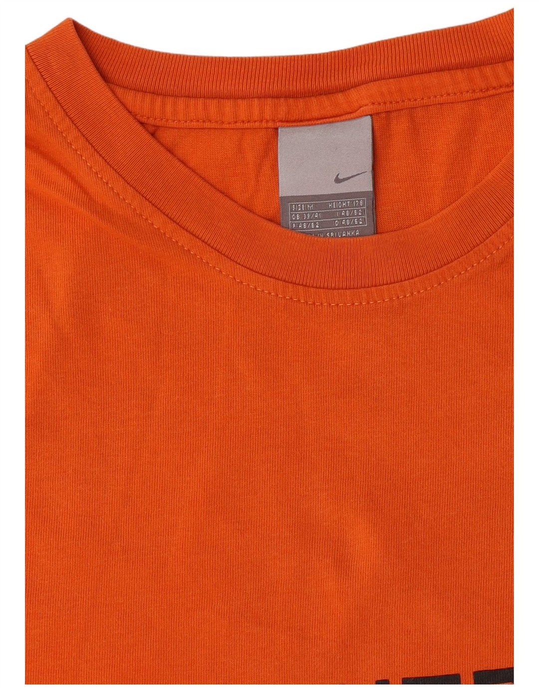 Camiseta Nike Masculina Graphic Top UK 39/41 Médio Laranja