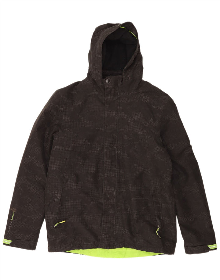 Jaqueta de chuva com capuz Killtec Boys 15-16 anos poliéster preto