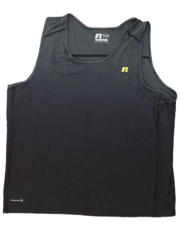 Colete masculino RUSSELL ATLÉTICO Top UK 46/48 XL poliéster preto