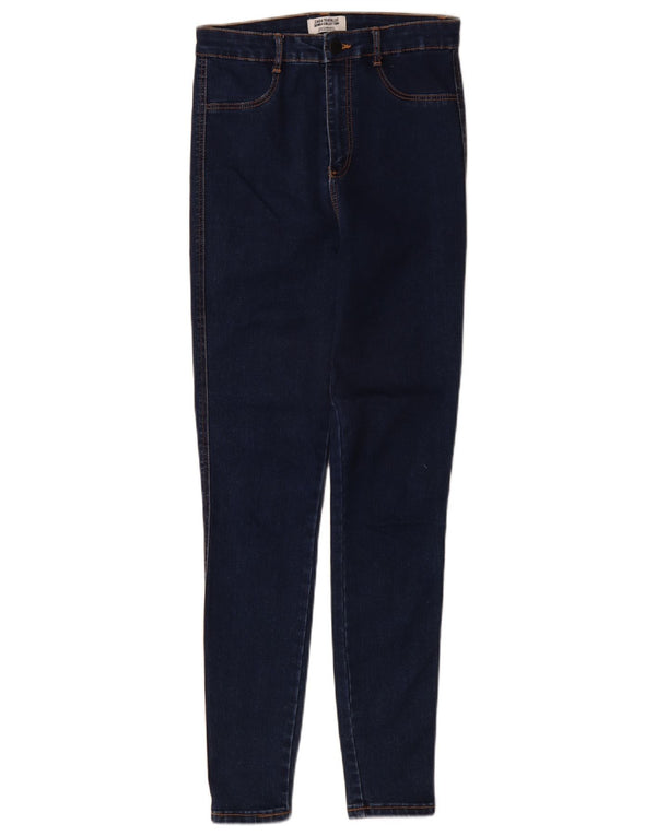 Zara Mulher Trafaluc Skinny Jeans EU 38 Pequeno W28 L30 Azul Marinho