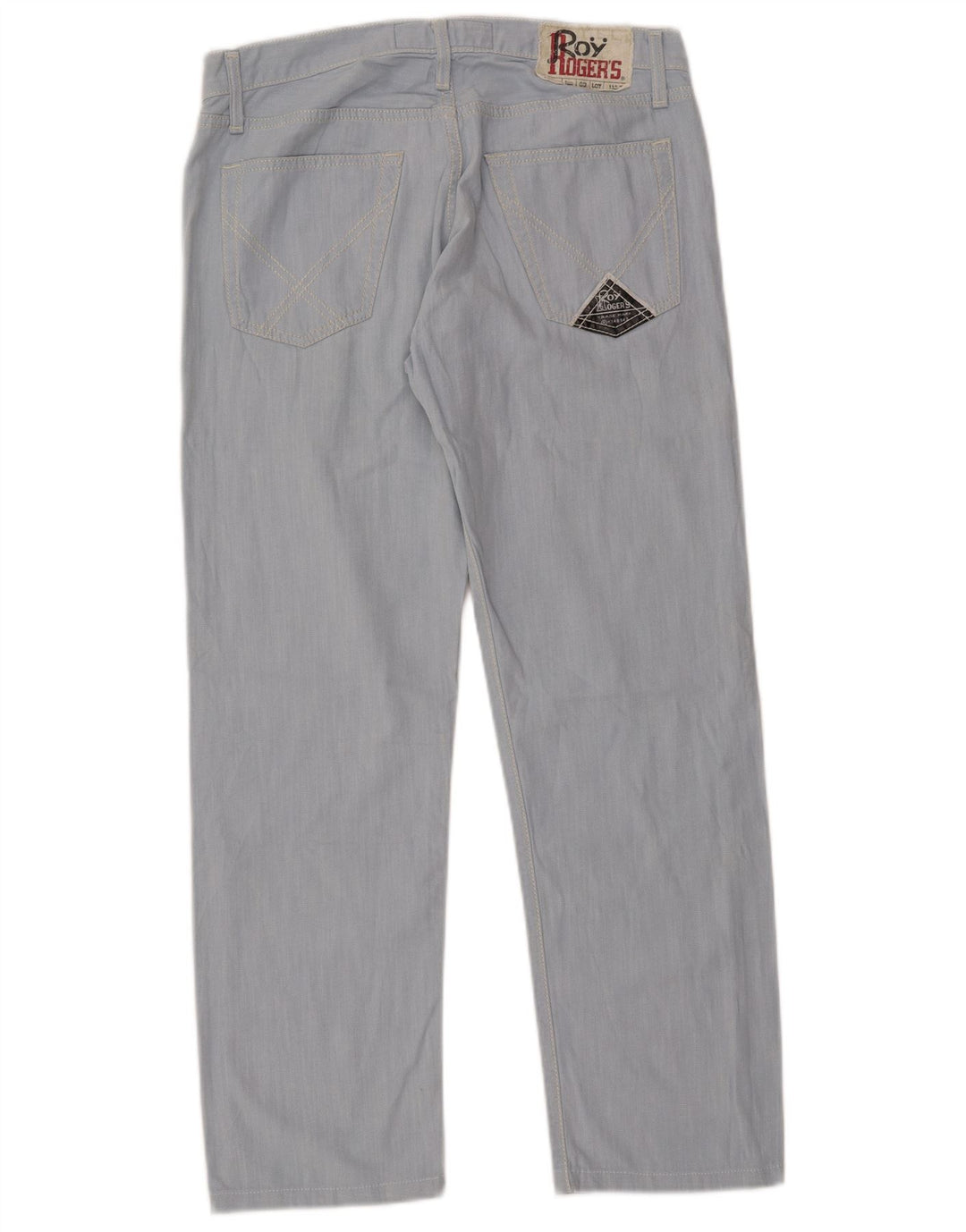 Calça jeans reta masculina Roy Rogers W32 L29 algodão azul