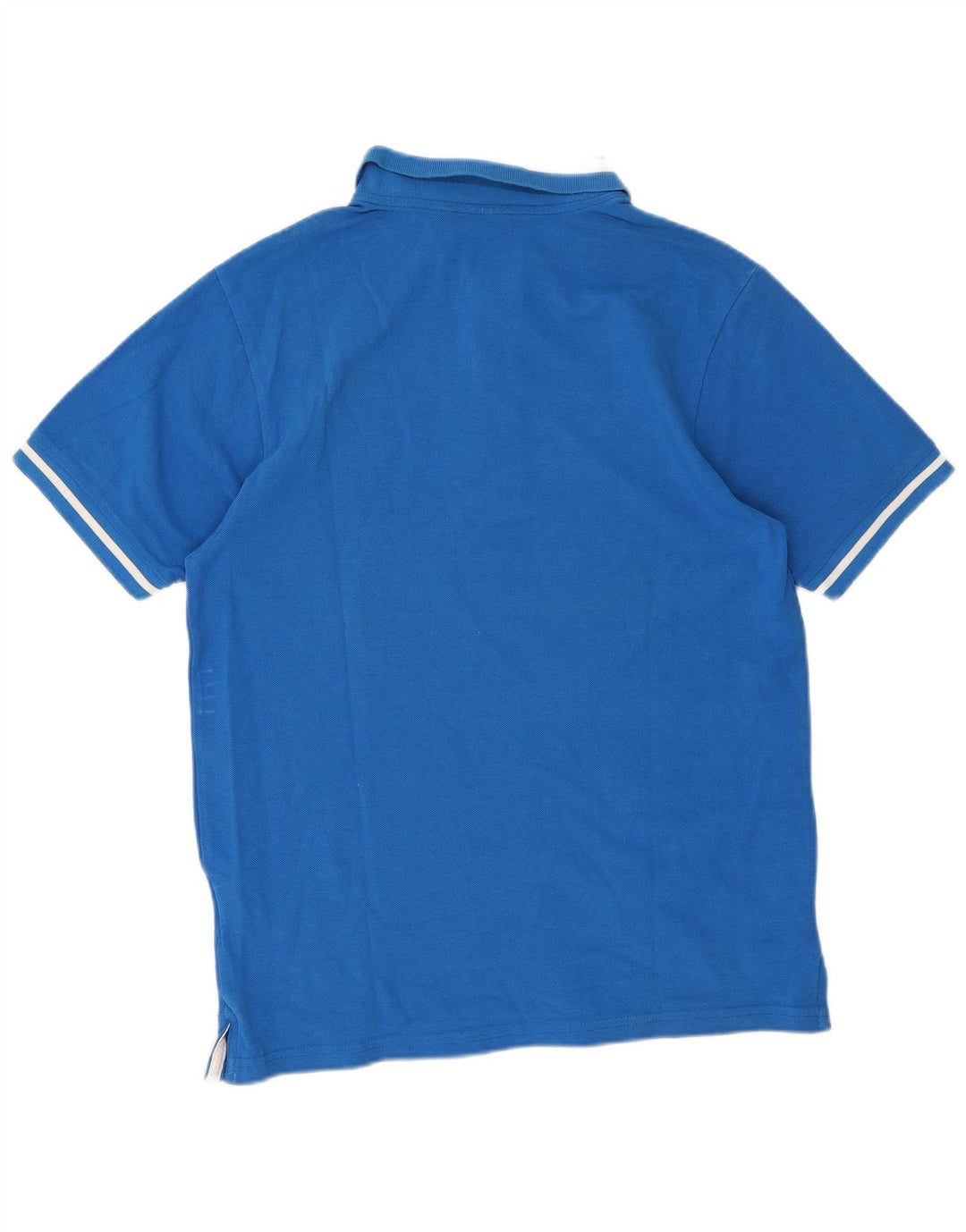 Camisa polo masculina Champion de algodão listrado azul médio