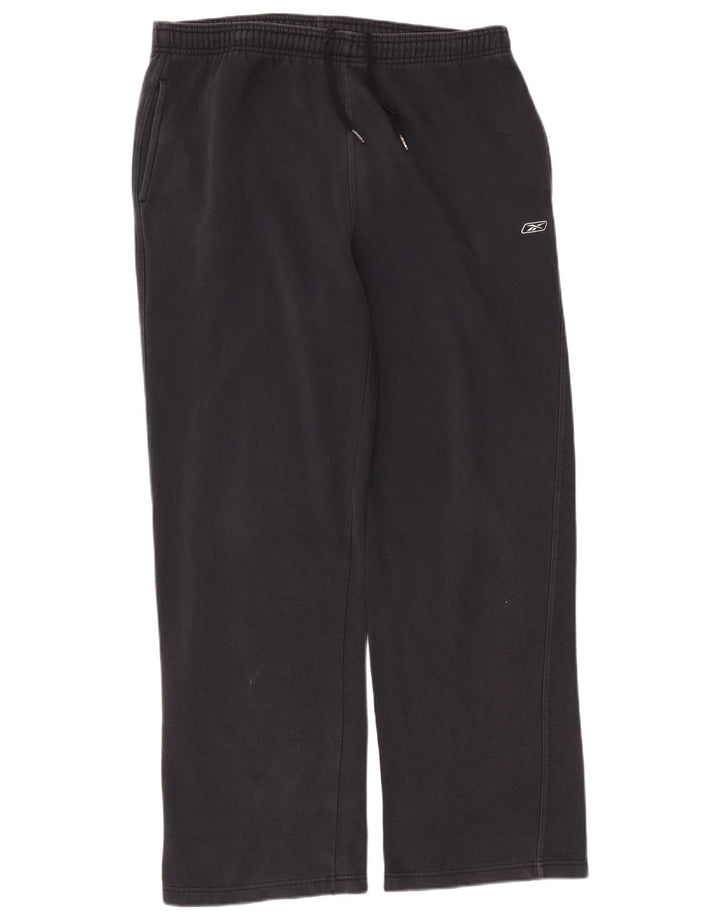 Calça de treino masculina REEBOK grande algodão azul marinho