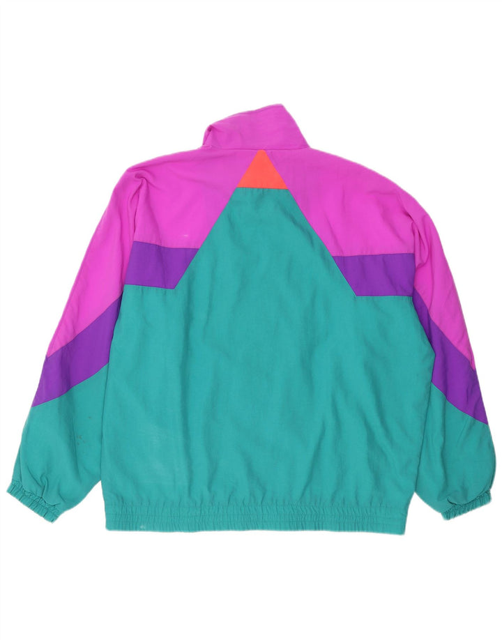 Fila Mens Full Tracksuit IT 54 XL Verde Colourblock Poliamida