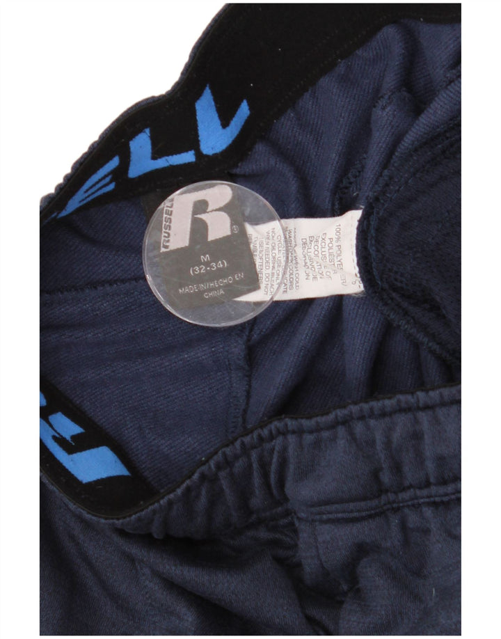 Calça de treino masculina RUSSELL ATLÉTICO azul marinho médio poliéster