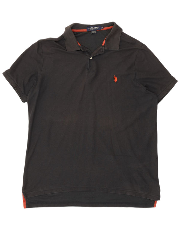 US Polo Assn. Camisa Polo Masculina XL Algodão Preto