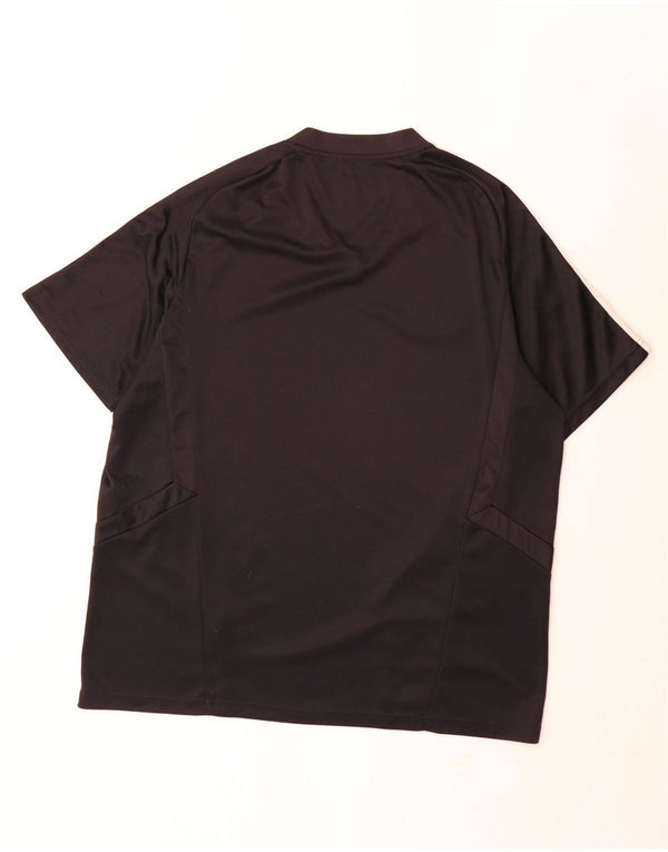 Adidas Mens Climacool Camiseta Top XL Preto Poliéster