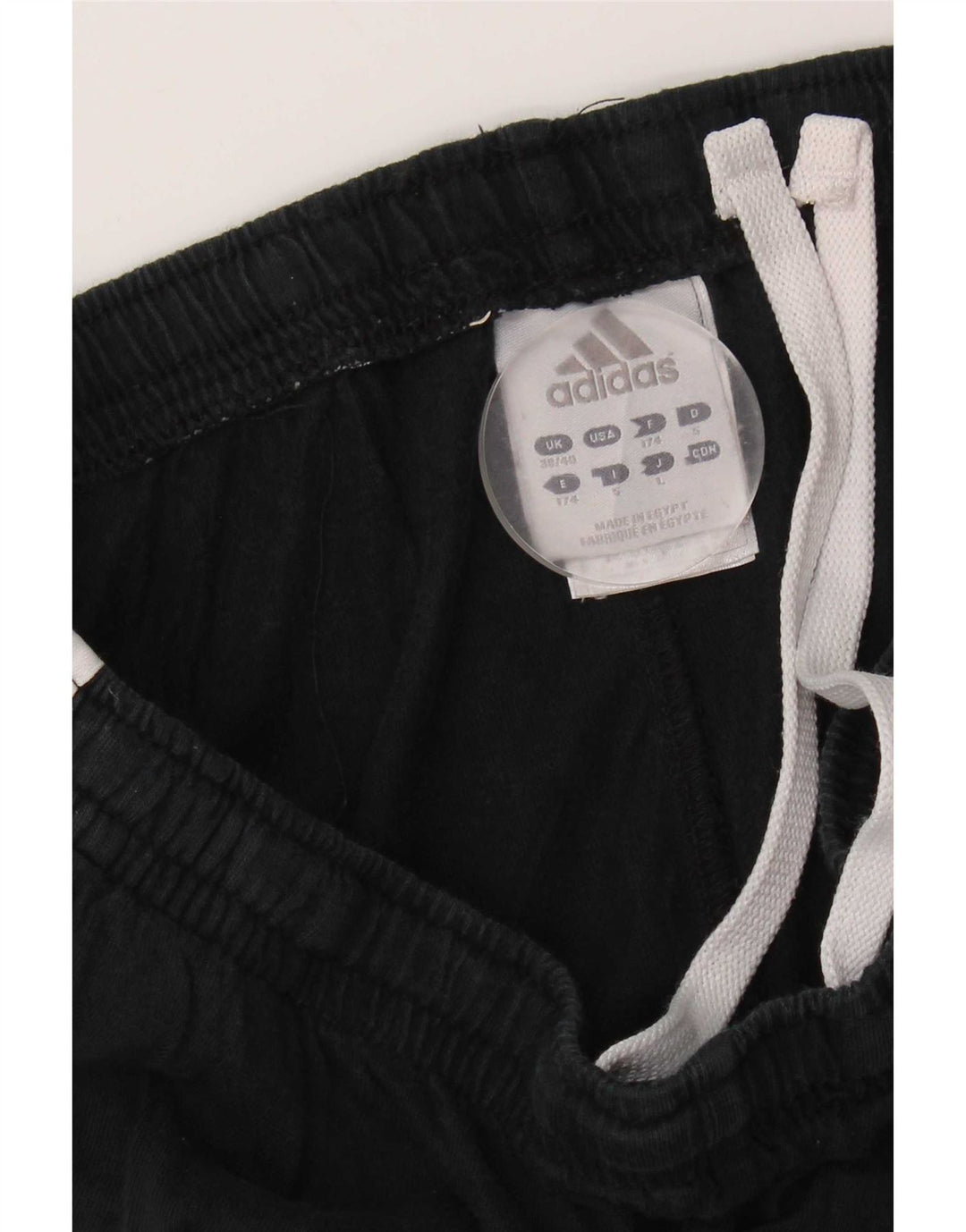 Calça Adidas Mens Treino XL Preto Algodão Quadrinhos