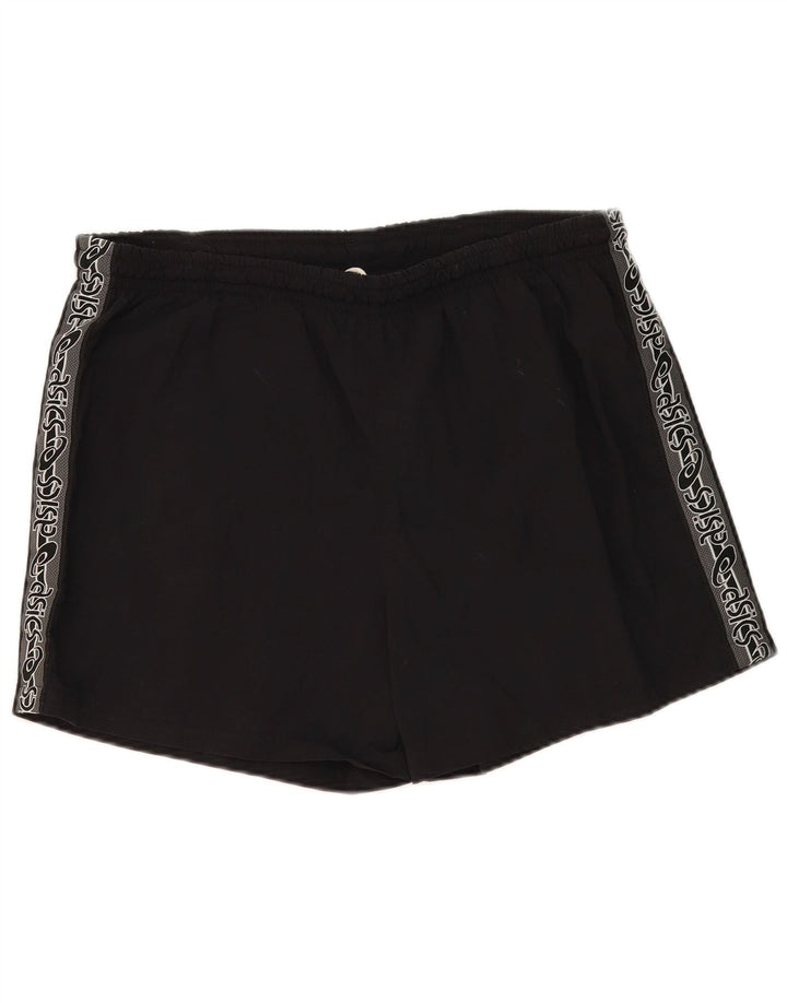 Shorts esportivos gráficos masculinos Asics XL preto poliamida