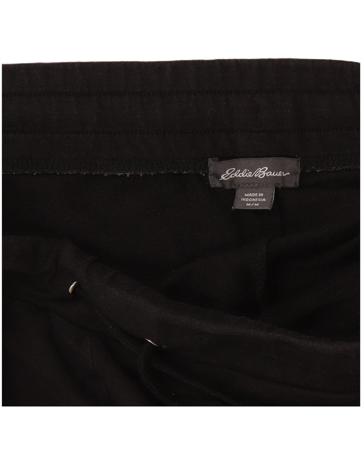 Calça de treino capri feminina Eddie Bauer Reino Unido 12 médio preto