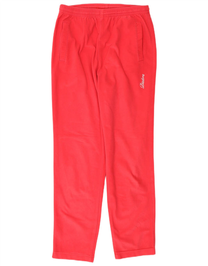 Calça de treino feminina Diadora UK 10 poliéster vermelho pequeno