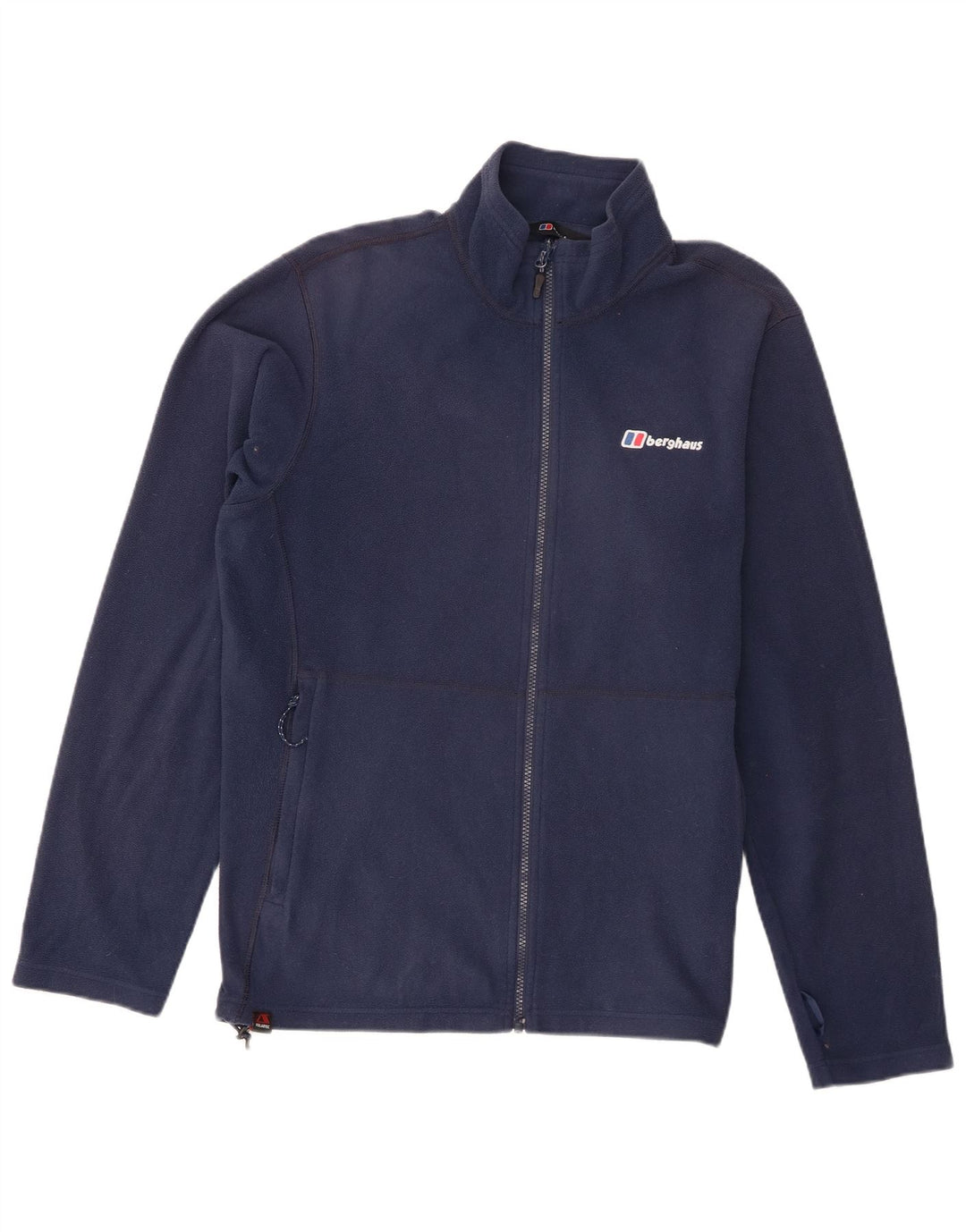 Jaqueta de lã masculina Berghaus UK 40 grande poliéster azul marinho