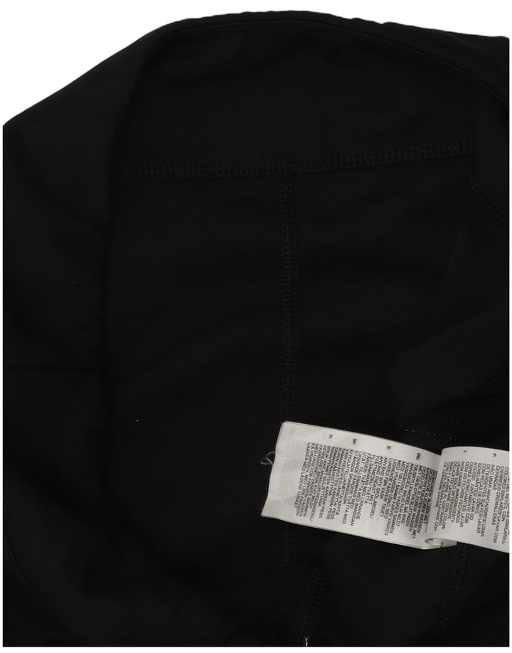 ADIDAS Womens Aeroready Crop Leggings UK 12 Médio Preto Poliéster