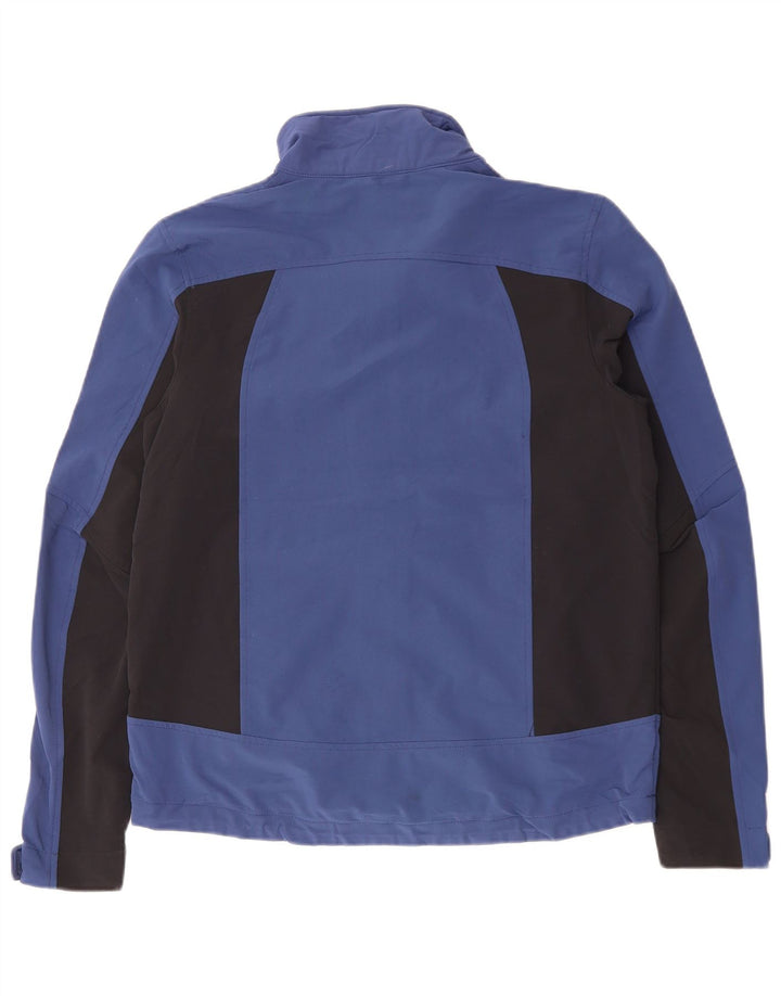 Jaqueta corta-vento masculina L.L.BEAN Reino Unido 36 pequeno azul marinho colorblock nylon