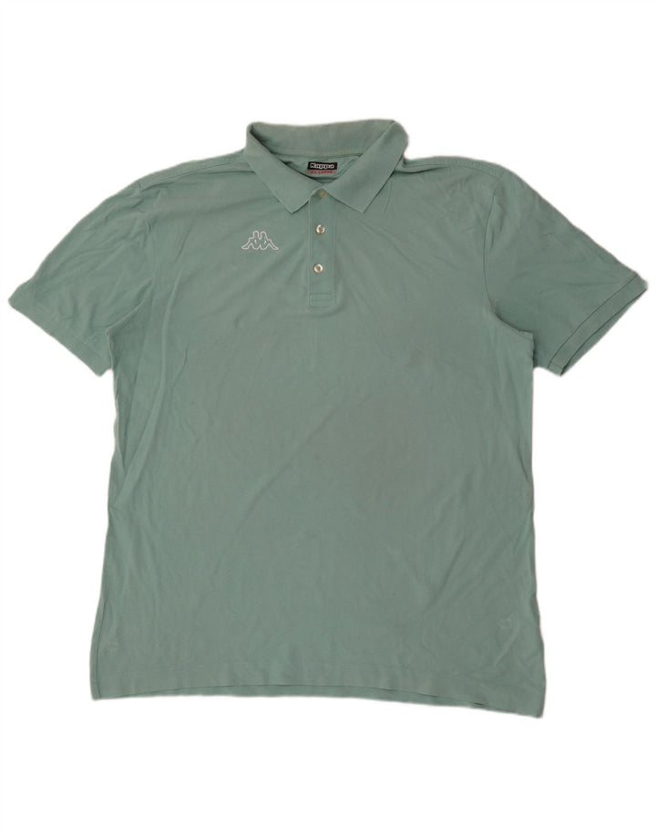 Camisa polo masculina Kappa 2XL algodão azul