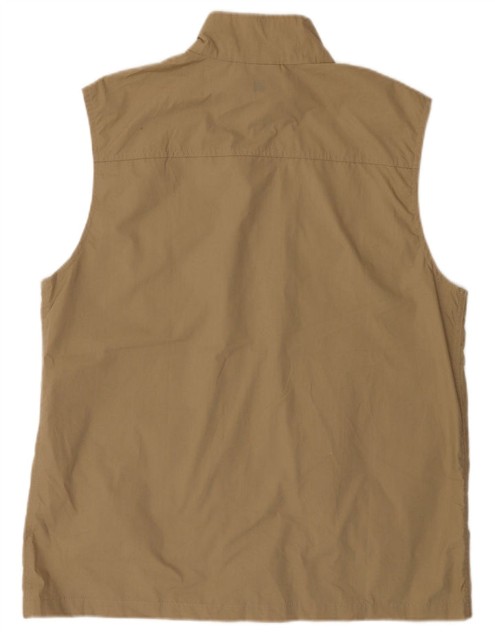 Mountain Warehouse Mens Utility Gilet UK 40 Poliéster Bege Grande