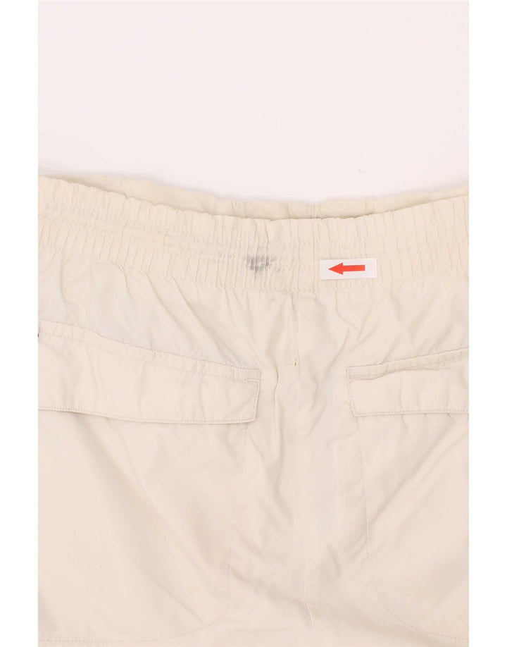 Shorts de natação Adidas meninos 13-14 anos poliéster listrado branco