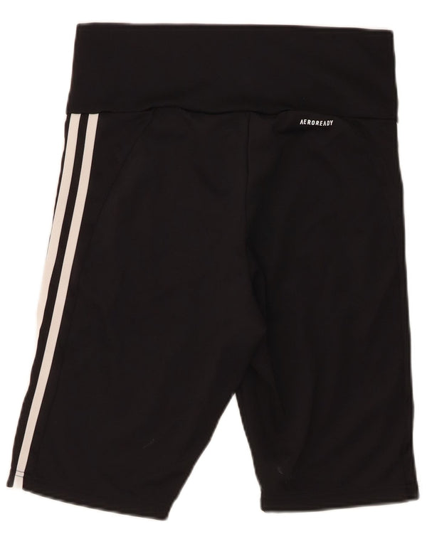 Adidas Womens Aeroready Sport Shorts UK 12/14 Médio Preto Poliéster