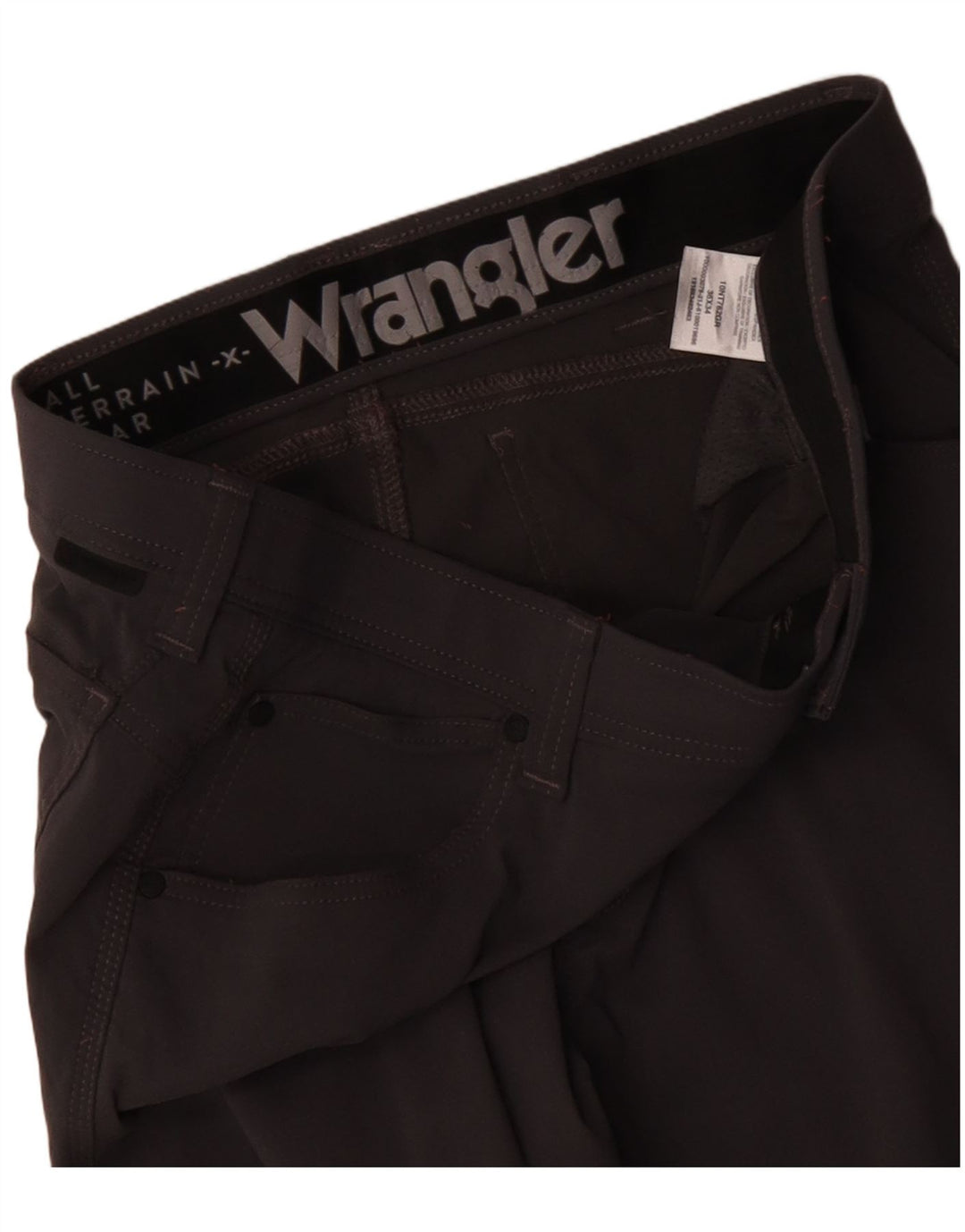 Calça Wrangler Masculina Slim Casual W36 L34 Cinza Nylon
