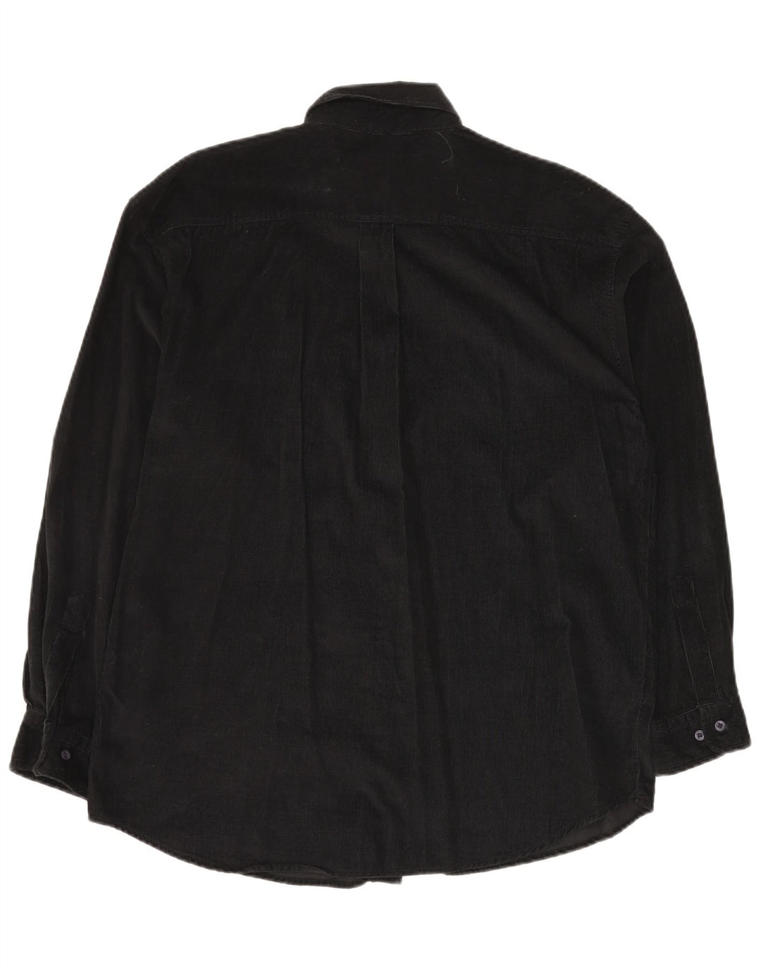 Camisa masculina de veludo STONE HARBOR de algodão preto médio