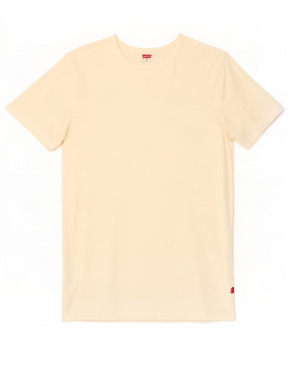 Levi's Camiseta masculina Top Médio Off White