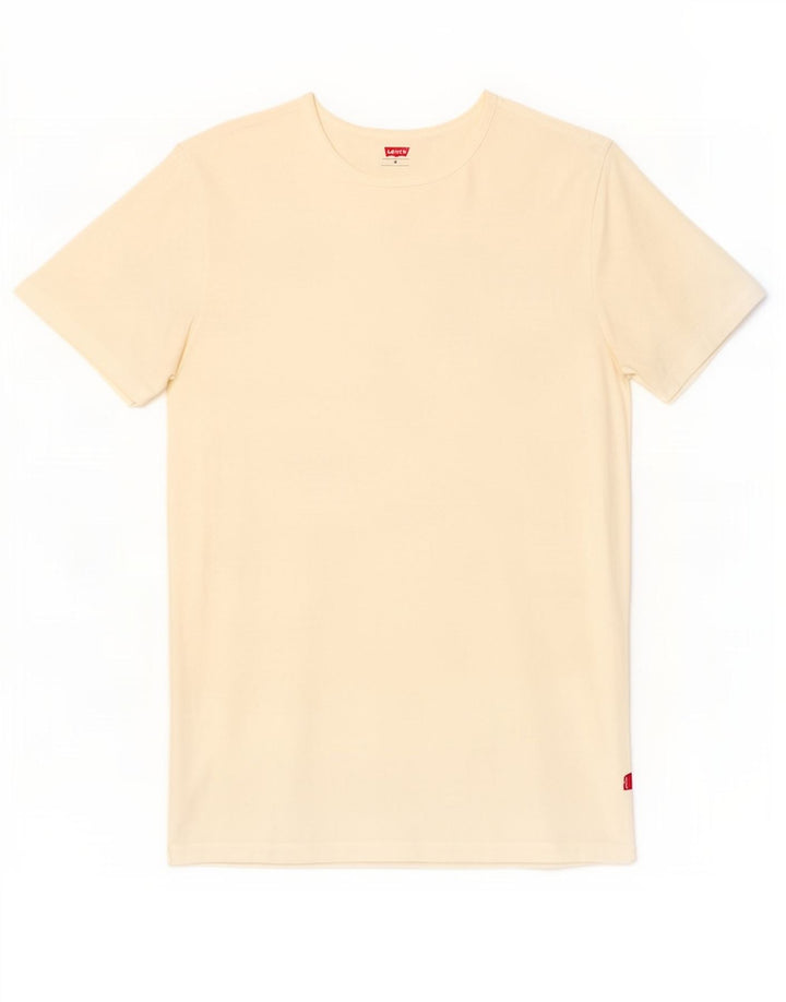 Levi's Camiseta masculina Top Médio Off White