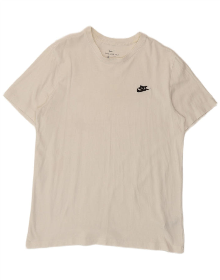 Camiseta masculina Nike grande algodão branco