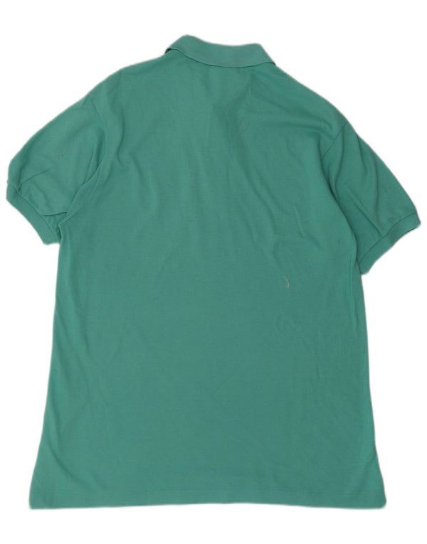 Camisa polo masculina Lacoste tamanho 5 grande algodão verde
