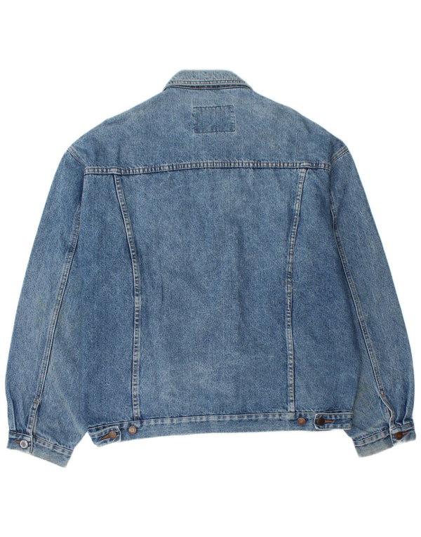 Jaqueta jeans masculina Casucci UK 42 XL azul