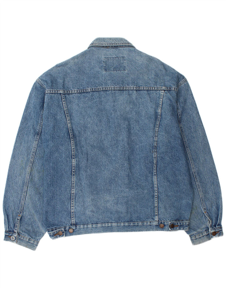 Jaqueta jeans masculina Casucci UK 42 XL azul