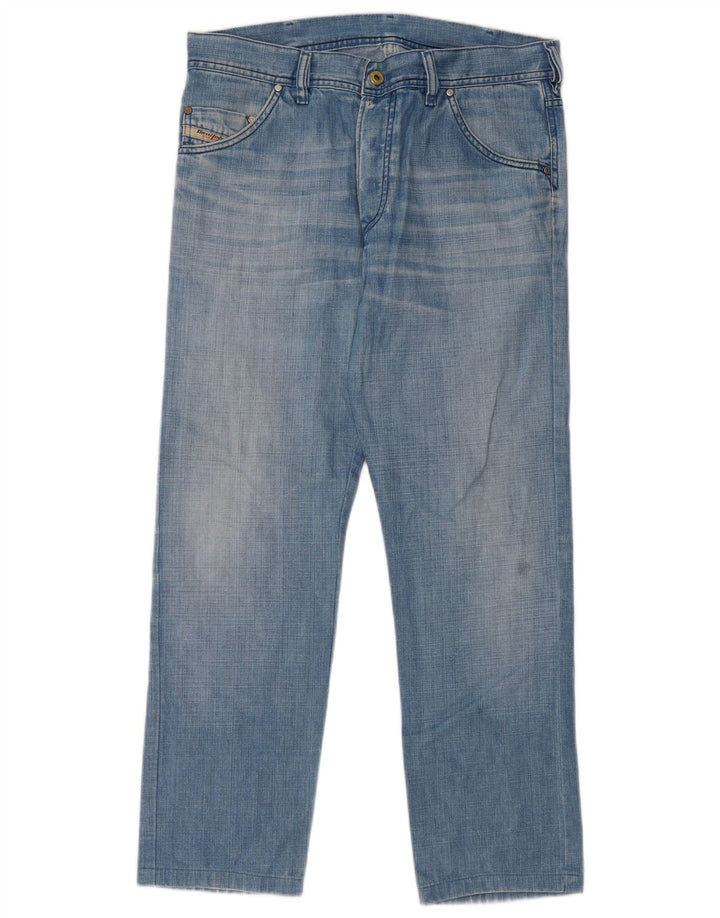 Jeans retos masculinos Diesel W31 L28 algodão azul