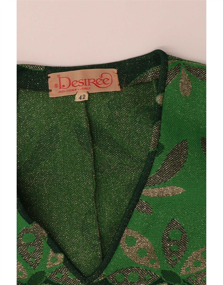 Blusa feminina Desiree Top IT 42 verde médio floral