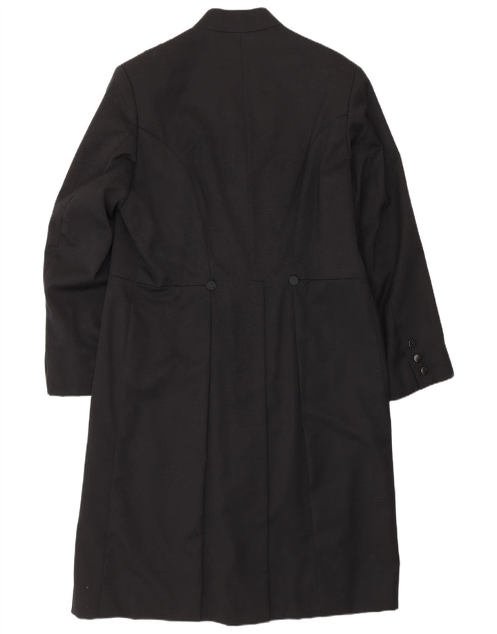 Jaqueta Blazer Vintage Masculina Fraque Reino Unido 38 Médio Preto