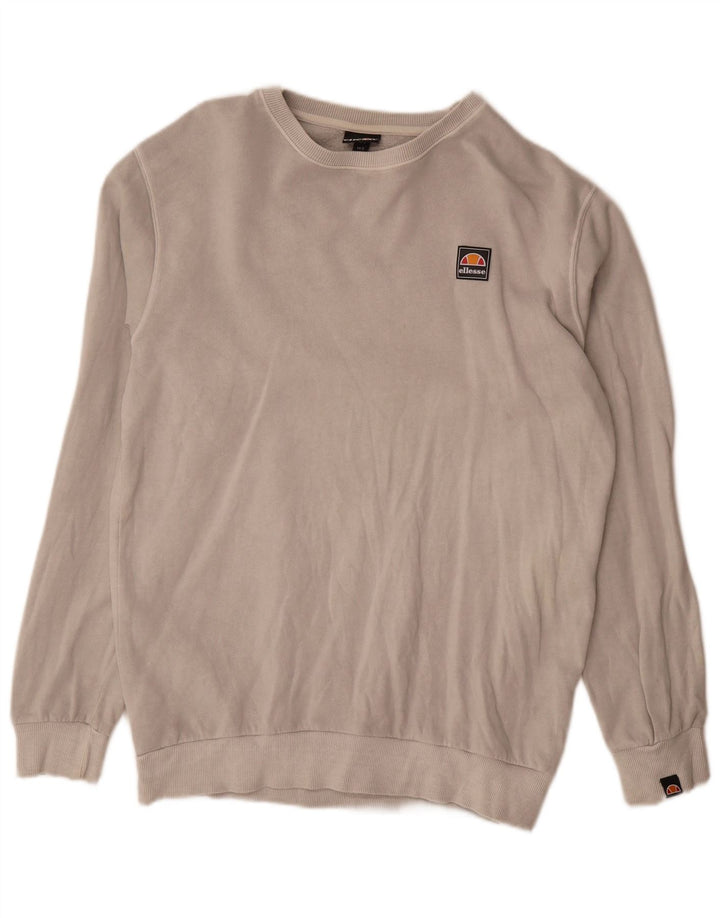 Fila Moletom Masculino Jumper Pequeno Algodão Cinza